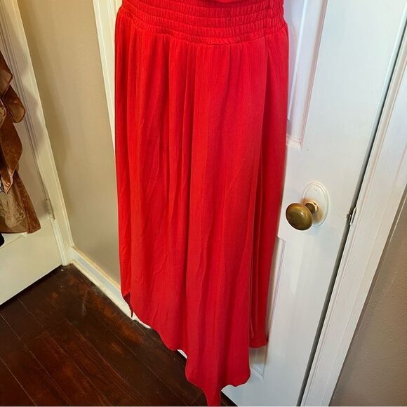 Maurices Red Halter Maxi Dress - Picture 4 of 11